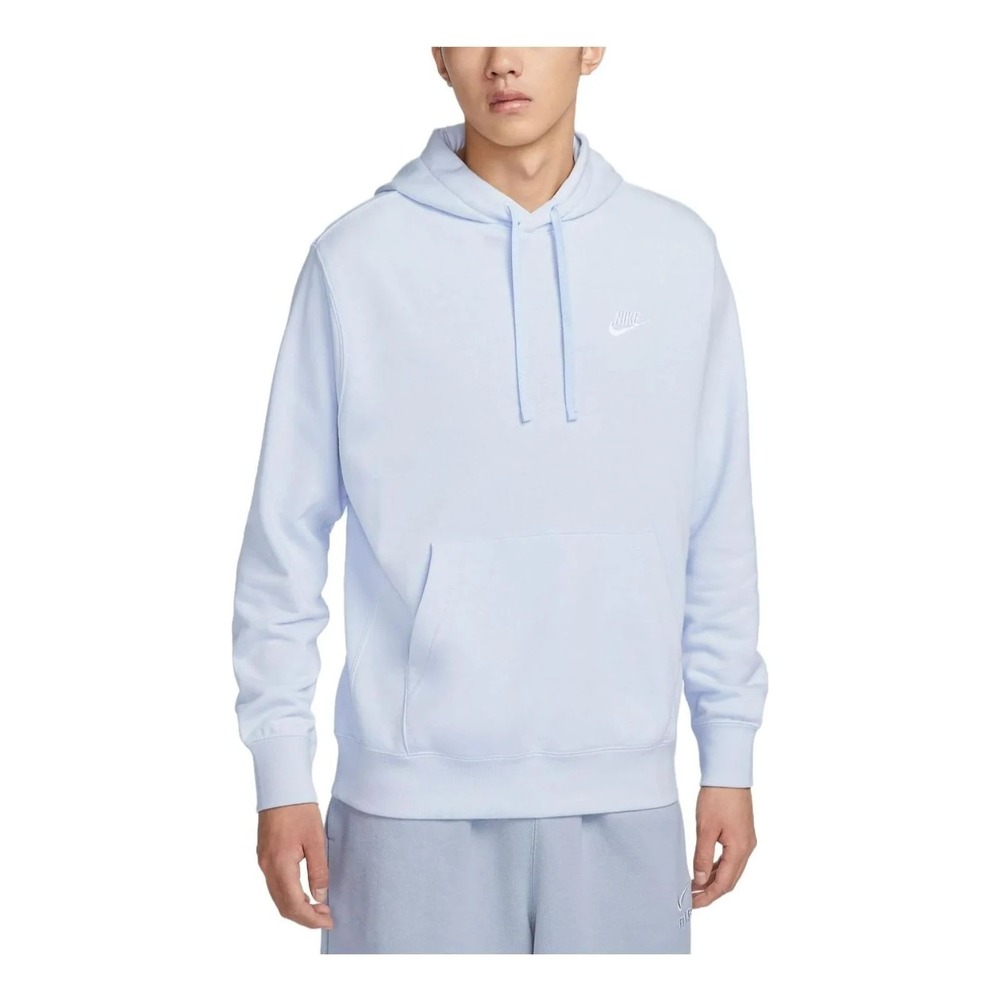 Nike Sportswear Club Fleece Men Ghost (Light Blue) Hoodie XXL 611457-085 NWT - Picture 5 of 7